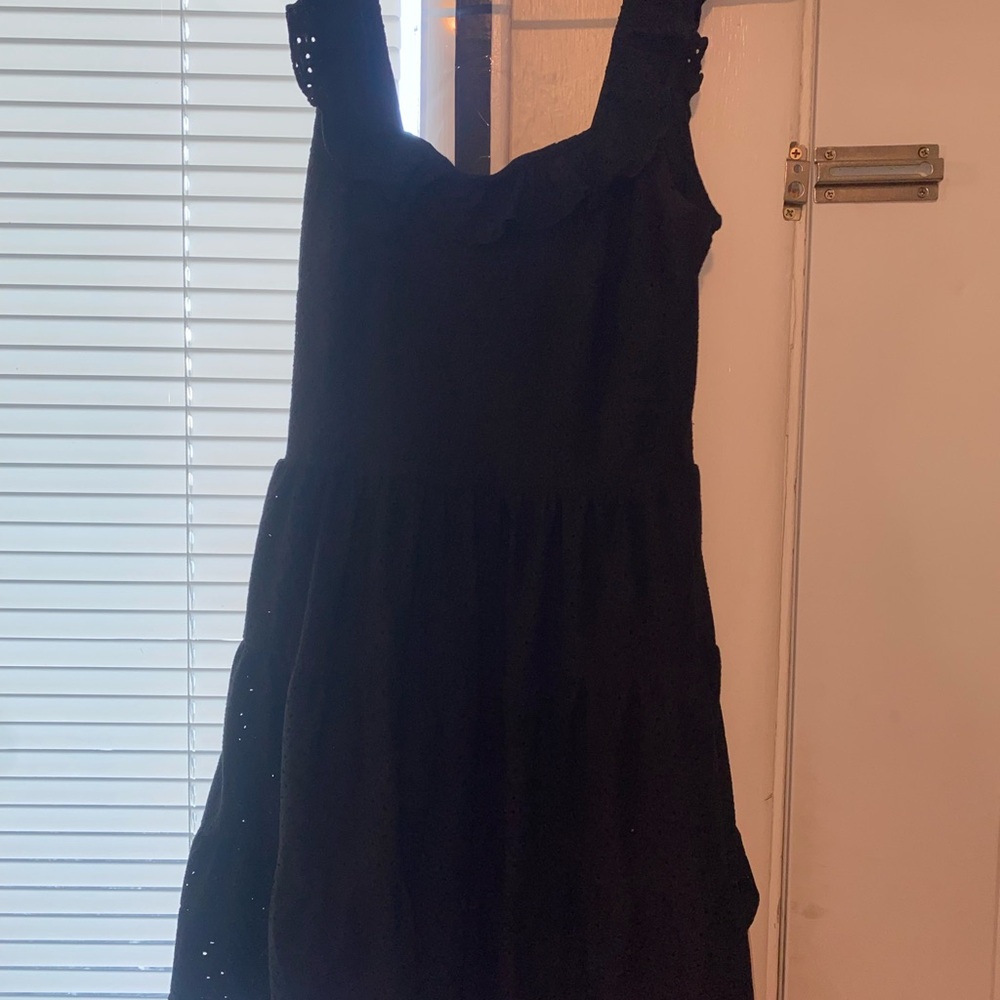 Speechless Black Textured Dress